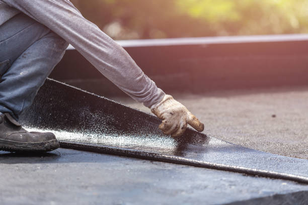 Professional Exterior Waterproofing technician working in Webster, IN